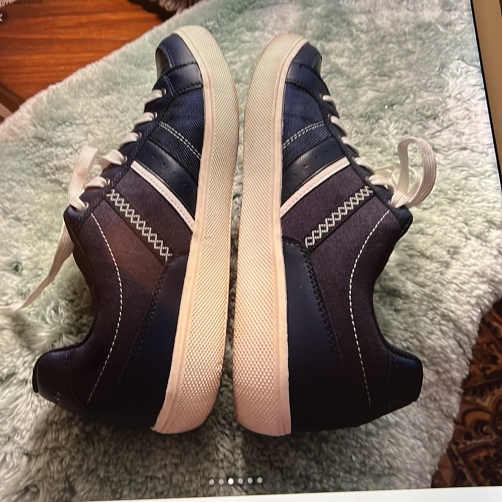 Men’s used gently worn sneakers, blue lace ups sz 10. Only blue pr 4 sell, - Picture 3 of 8